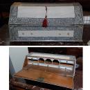 A 19th Century English Anglo-Indian Bone Miniature Desk