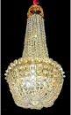 A 19th Century Crystal Hall Chandelier