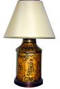 A 19th Century Tole Chinoiserie Canisterfitted for electricity