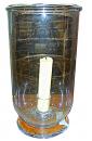 A Glass Hurricane Lamp