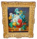 An Exquisite 18th Century Still Life Oil on Canvas signed Eliacet