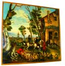 An 18th Century English Oil on CanvasScenes of an English Landscape