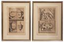 A Pair of 19th Century Italian Louis XVI Architectural Engravings