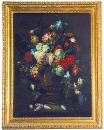 A 19th Century Oil on CanvasFloral Still Life
