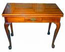An Understated 18th Century Mahogany Queen Anne Folding Games Table