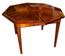 An 18th Century Italian Walnut Inlaid Center Table