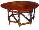 A Fine 17th Century English Ash wood Gate Leg Table