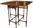 An Exceptional Early 19th Century English Burl Mahogany Drop Leaf Spider Table