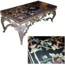 A 19th Century Italian Scagliola Black Slate Top