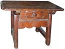 A Rustic 17th Century Spanish Ash wood Side Table
