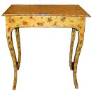 An 18th Century Italian Louis XV Green Polychrome Side Table
