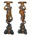 A Magnificent Pair of 18th Century Venetian Torchères