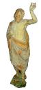 An 18th Century Italian Parcel Polychrome Statue