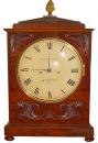 An 1829 English Regency Mahogany Mantel Clock