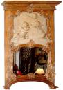 An 18th Century Dutch Louis XV Carved Oak Trumeau