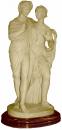  An Italian 19th Century Neoclassic Roman Biancone Marble Statue of the Greek mythological Bacchus and AriadneBacchusthe god of winefalling in love with 
Ariadne