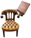 An Unusual 19th Century English Reading Chair