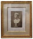 A 19th Century Italian Lithograph: Bust of Augustus Caesar
