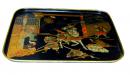 An Unusual 19th Century English Papier Mache' Tray