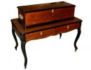 A 19th Century Swiss Music Box & Stand