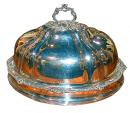 A 19th Century English Oval Silver-Plated Meat Dish Cover