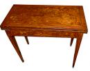 An Elaborate 19th Century Marquetry Italian Game Table