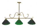 A Handsome Early 20th Century Brass Billiard  Chandelier