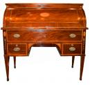An 18th Century Swedish Northern Mahogany Cylinder Desk