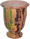 A 19th Century French Parcel Drip Glazed Terra Cotta Jardiniere