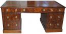 An English Regency Mahogany Partners' Desk
