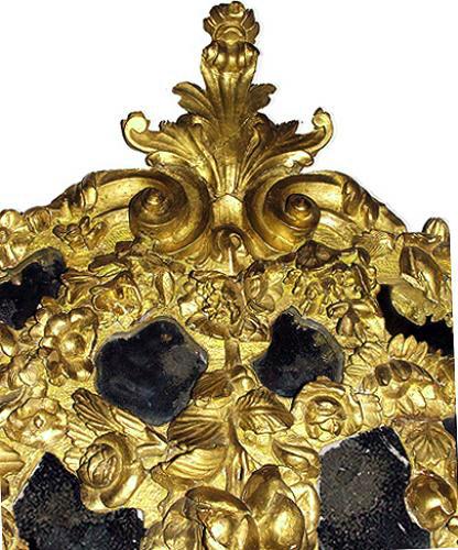 An 18th Century Italian Rococo Giltwood Mirror