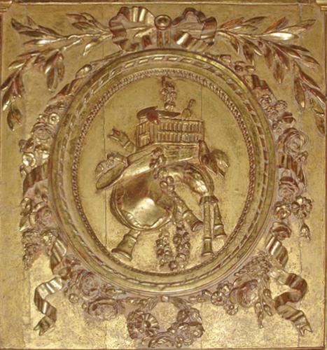  An Impressive 18th Century Louis XVI Gilt Trumeau Mirror 