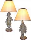 A 19th Century Pair of Cast Bronze French Soldiers during the Reign of Louis XIII