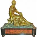  A 19th Century French Empire Bronze Dore Sculpture 