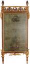  A Dramatic 18th Century Luccan Polychrome and Parcel Gilt Pier Mirror 