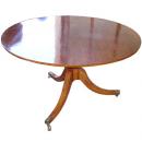 A 19th Century Sheraton Style Pedestal Breakfast Table 