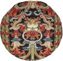  A Circular 19th Century Gros Point Continental Needlepoint Cushion