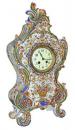 A 19th Century Louis XVI Style Faience Mantel Clock