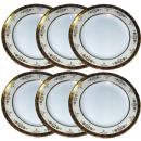  An English Set of Six Luncheon Plates