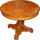  An Early 19th Century  Elaborate Italian Marquetry and Parquetry Circular Pedestal Center Table 