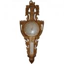  An 18th Century French Louis XV Carved Giltwood Barometer 