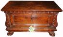 An Italian 17th Century BaroqueWalnut "Bible Box" 