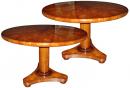 A Pair of late 19th Century Maple Center Tables