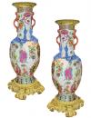 A Pair of Large Scale Early 19th Century Chinese Porcelain Vases