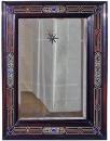 A 17th Century Italian Ebonized Mirror Inlaid with Bone