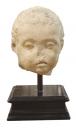 A 200 A.D. Roman Marble Portrait Head of a Child