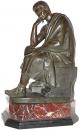 A 19th Century Bronze Neoclassical Roman Figure 