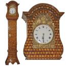 A 18th Century  French
Louis XV Marquetry Long Case Clock