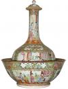 A 19th Century Famille Rose Chinese Porcelain Vase and Bowl 