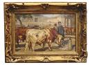 A 19th Century French Oil on Canvas 
